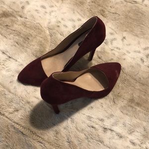 Maroon heels